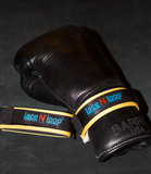 Black & Yellow Lace N Loop Straps (Pair)