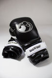 Super-White (black logo) Lace N Loop Straps (Pair)