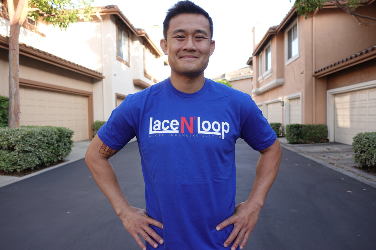 Blue Unisex Lace N Loop T-Shirts – LaceNLoop