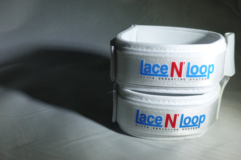 Super-White Lace N Loop Straps (Pair) - Lace N Loop
