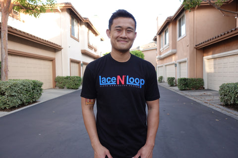 Super-White (black logo) Lace N Loop Straps (Pair) – LaceNLoop