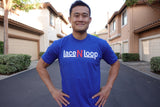 Blue Unisex Lace N Loop T-Shirts - Lace N Loop